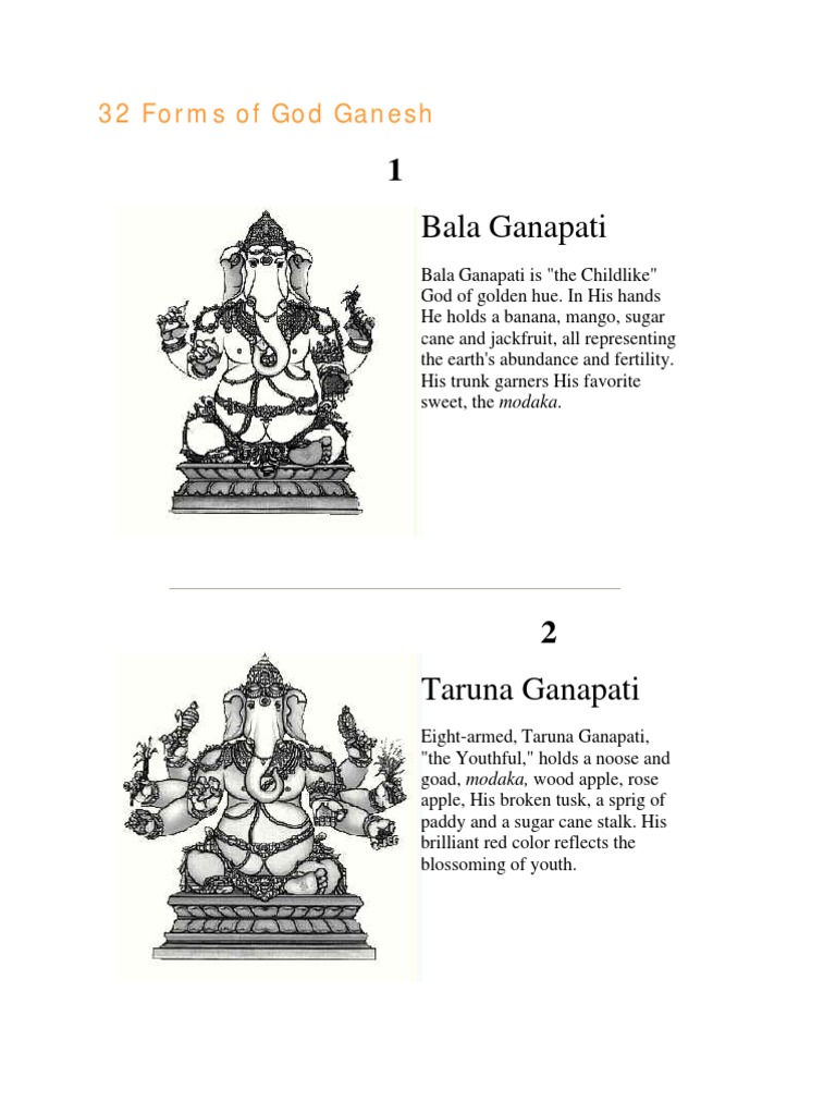 25++ 32 forms of god ganesh bhakthi series book 1 english edition ideas