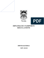 Diplomatic Passports Regulations: 2008 Revised Edition CAP. 24.20.2