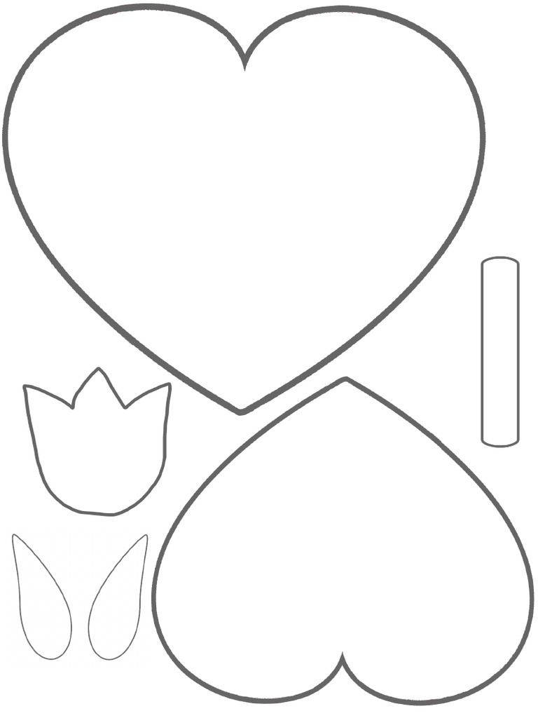 Szivbe Zart Tulipan Sablon | PDF