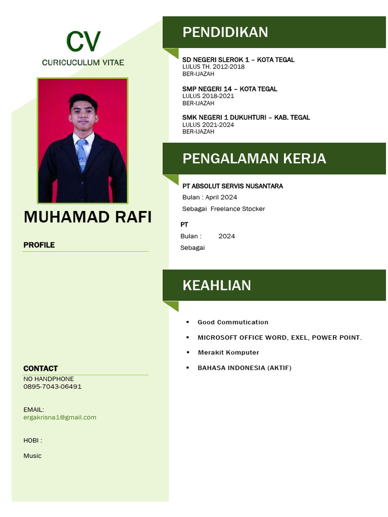 CV Rafi | PDF