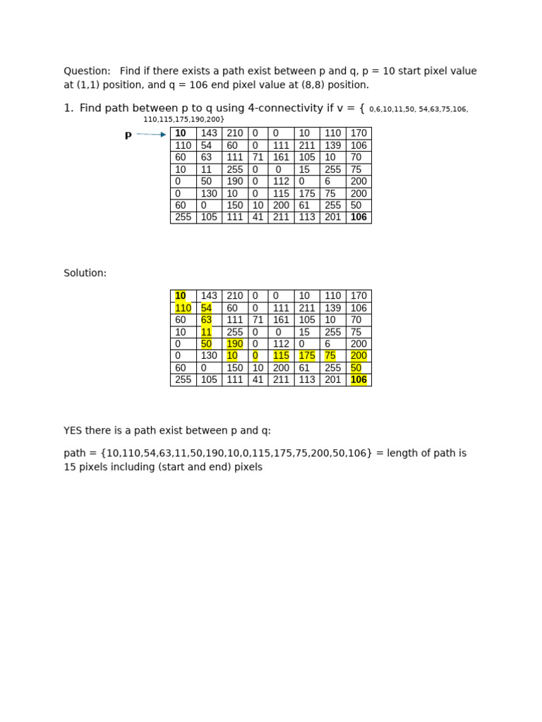 Task 3 - Connectivity - Solution | PDF