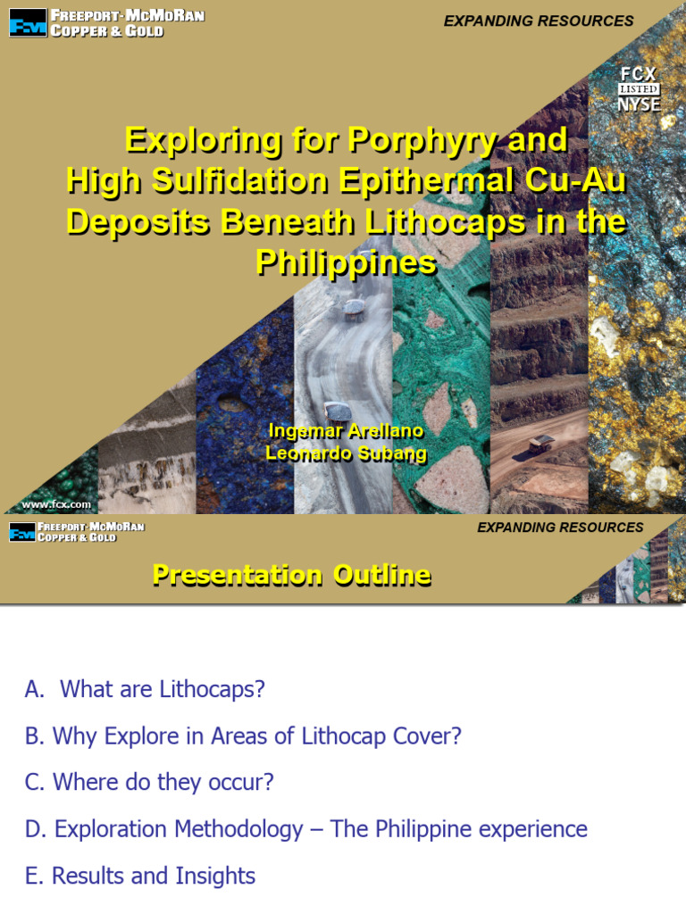 Cu-Au Exploration in Philippine Lithocaps | PDF | Clastic Rock ...
