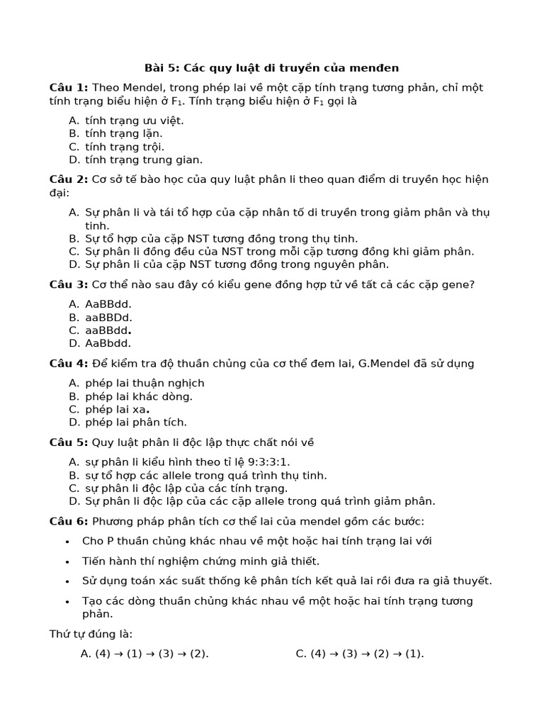 Bài 5 KHTN | PDF