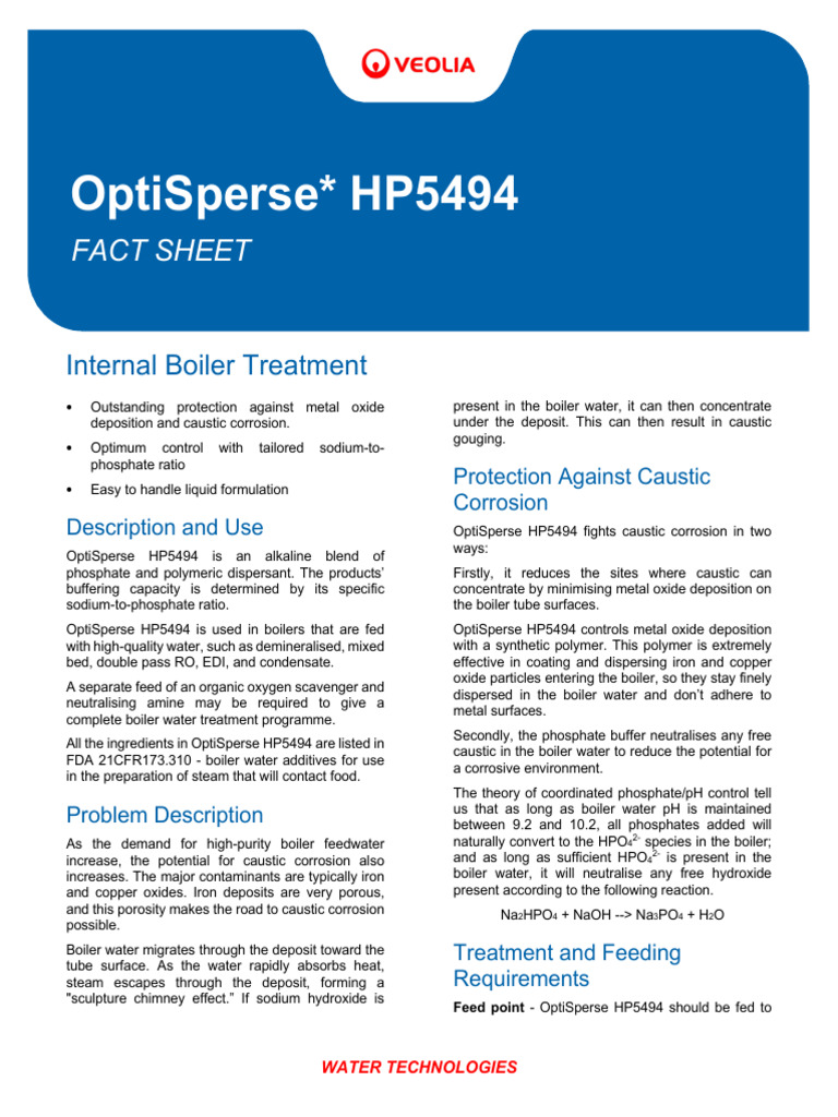 Boiler Corrosion Protection Solution | PDF | Corrosion | Boiler