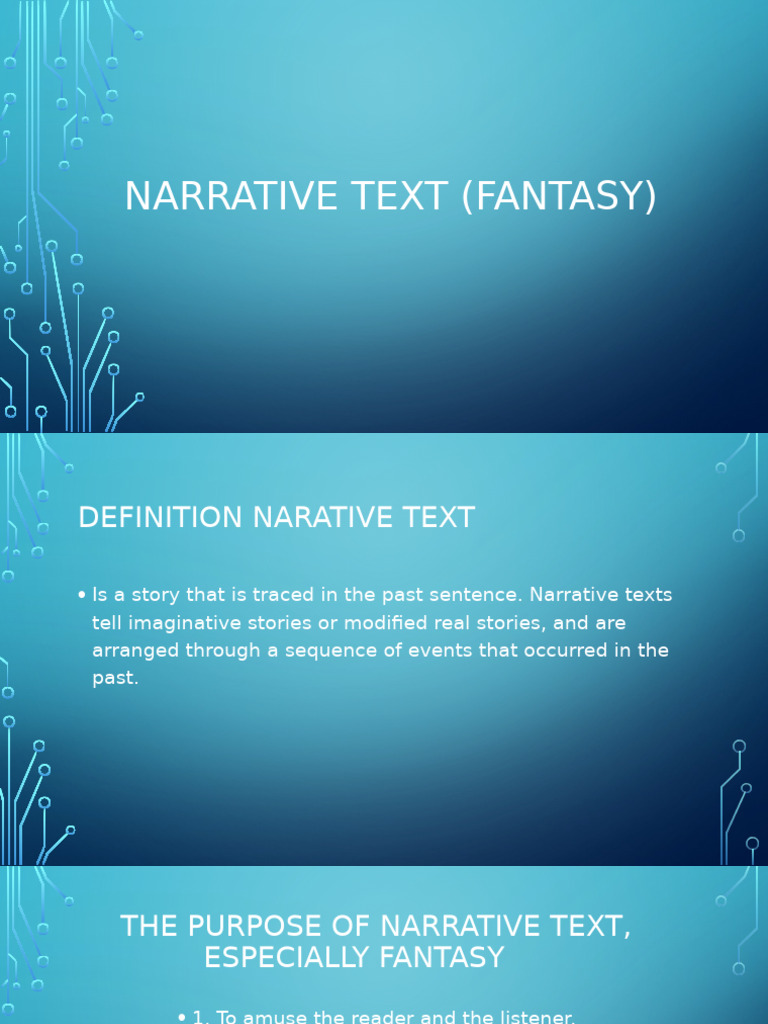 Understanding Fantasy Narrative Text | PDF