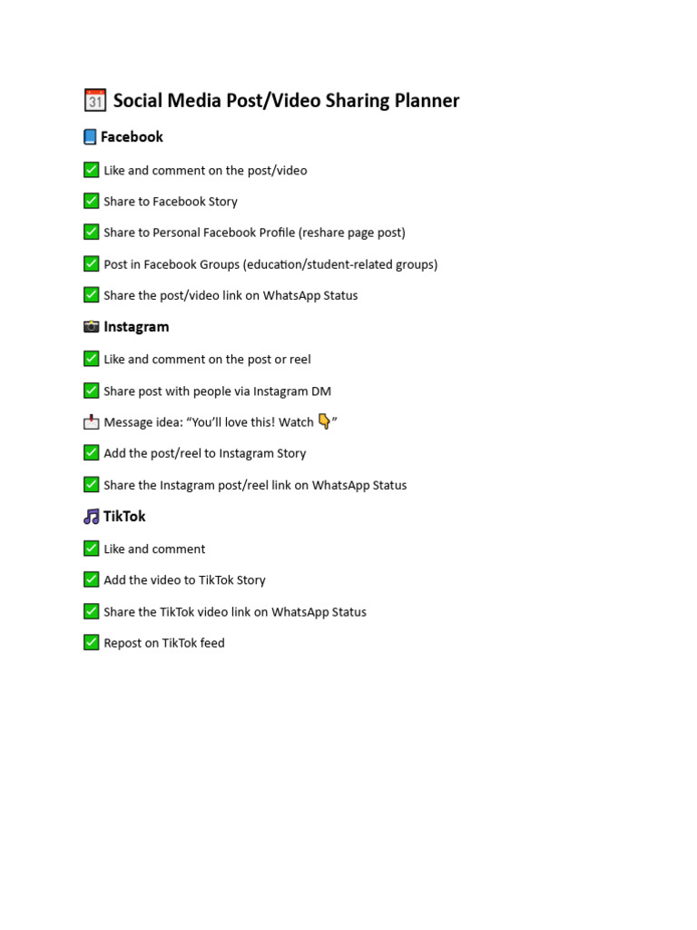 Social Media Sharing Strategy Guide | PDF