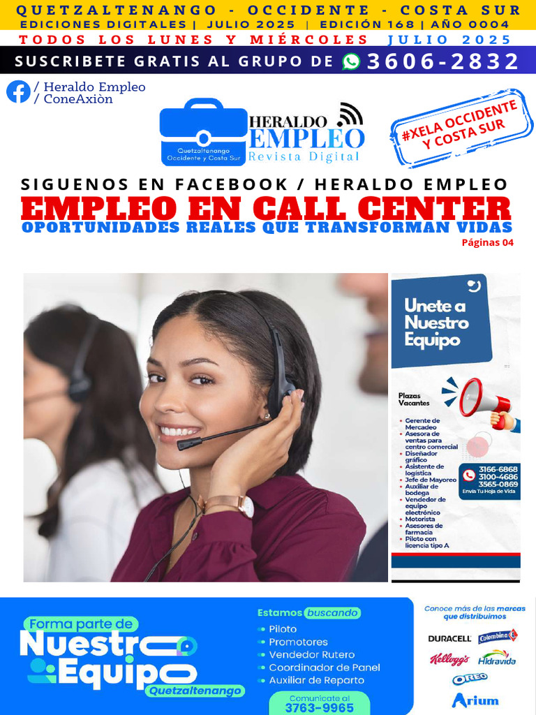 Empleo en Call Center: Oportunidades Reales | PDF | Economias