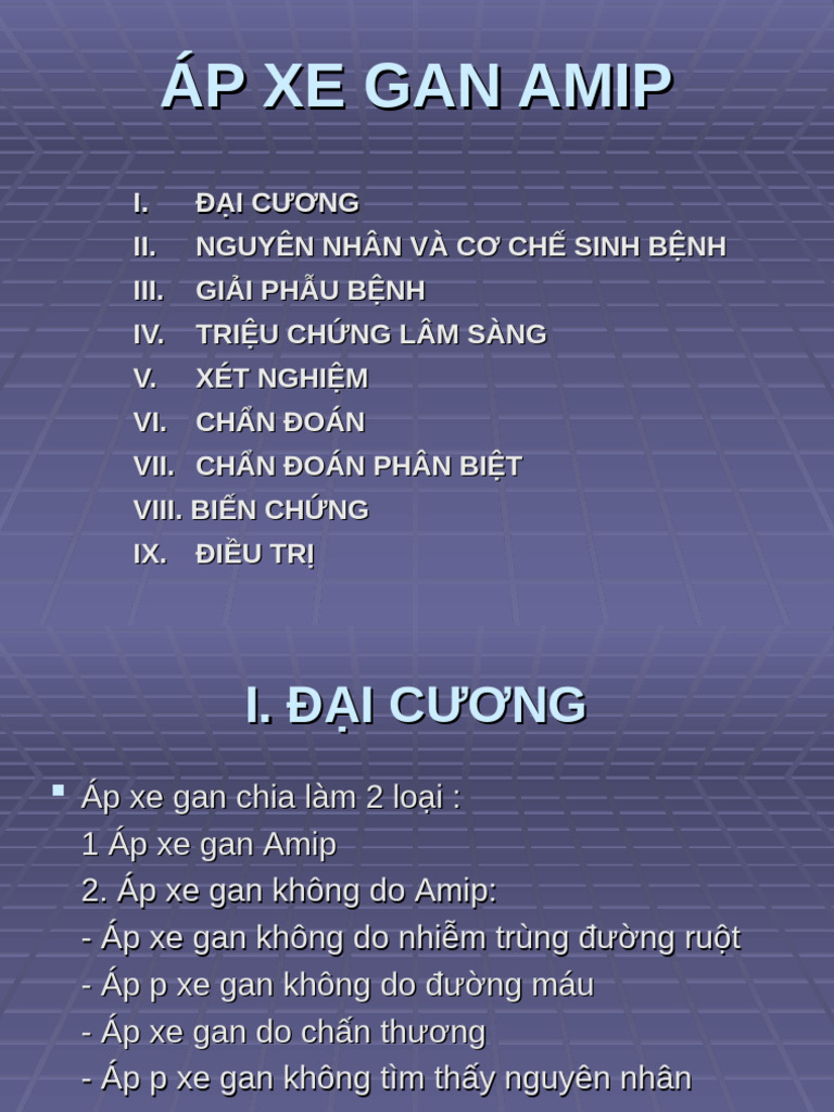 Áp Xe Gan Amip | PDF