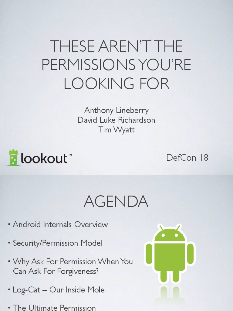 Android Permissions and Security Insights | PDF | Android (Operating ...