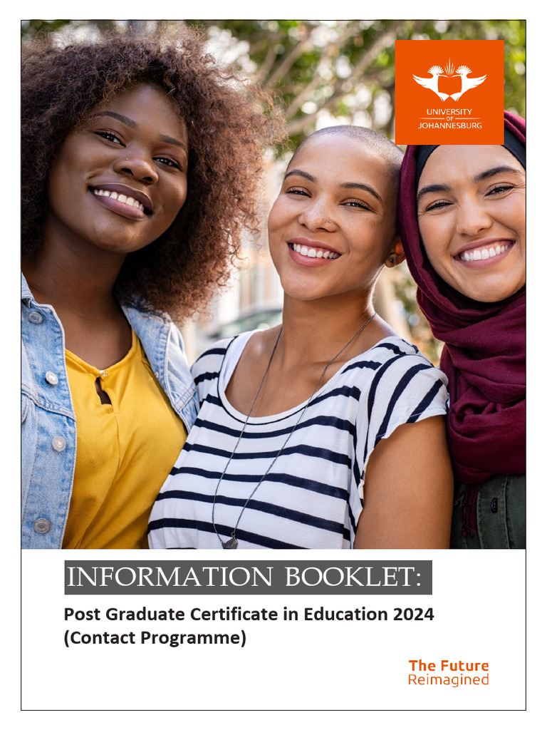 UJ PGCE 2024 Information Booklet | PDF | Academic Degree | Pedagogy
