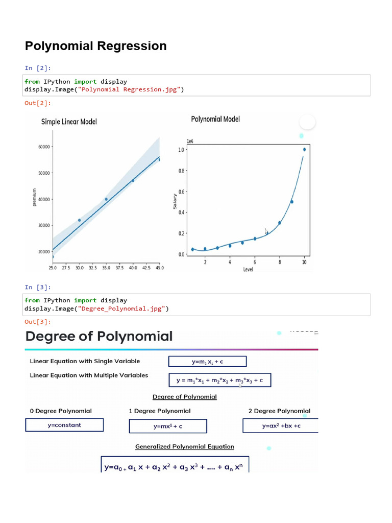 Understanding Polynomial Regression | PDF