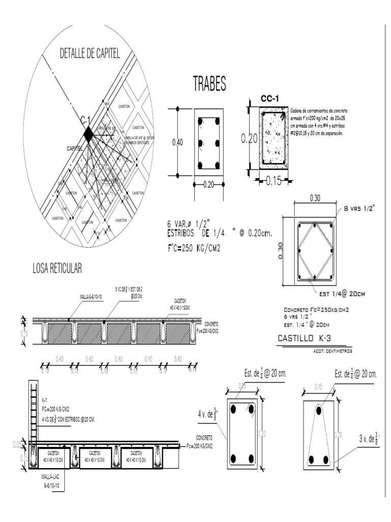 Diseño de Losa Reticular Armado | PDF