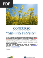 Concurso Aqui Há Planta