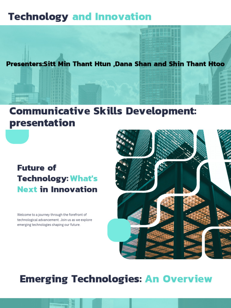 Emerging Technologies Shaping Our Future | PDF | Augmented Reality ...