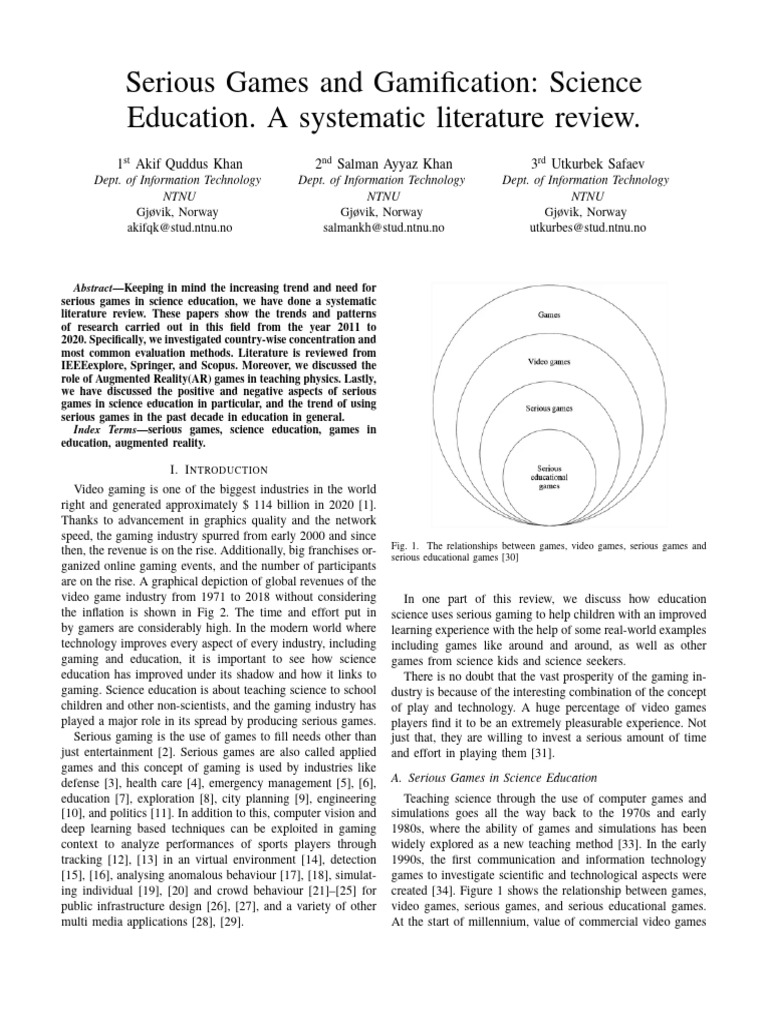 R2L - SG and Gami Cation - A Systematic Literature Review | PDF ...