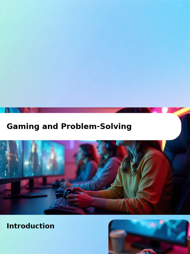 Gaming's Impact on Problem-Solving Skills | PDF | Psychological ...