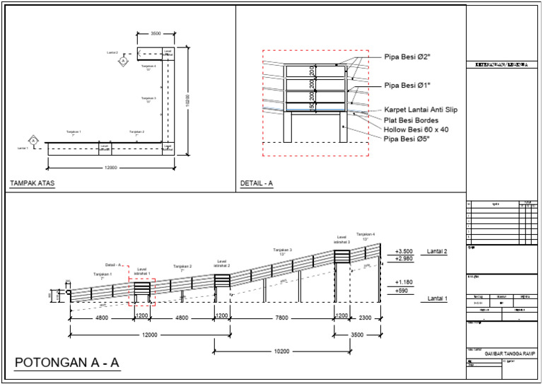 Gambar Tangga Ramp | PDF