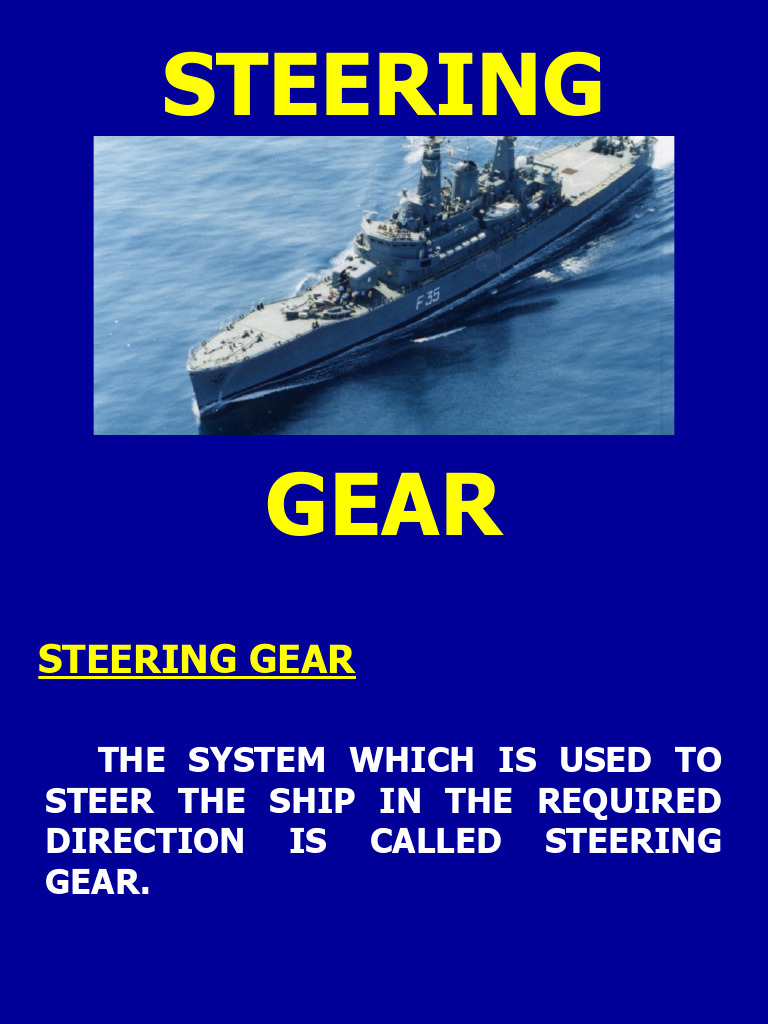 Steering Gear Components Overview | PDF | Piston | Pump