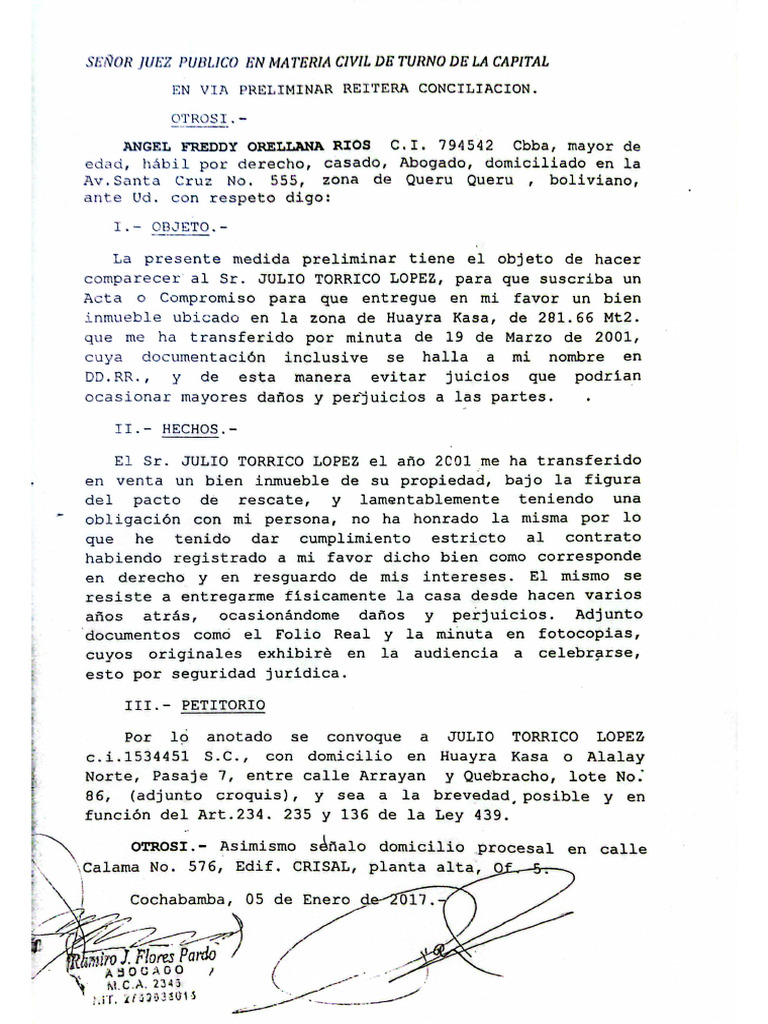 Demanda Proce Civil | PDF