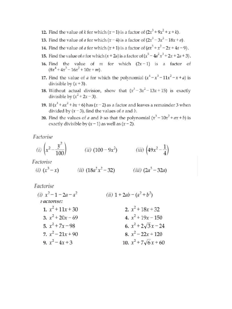 Ws Polynomials 1 | PDF