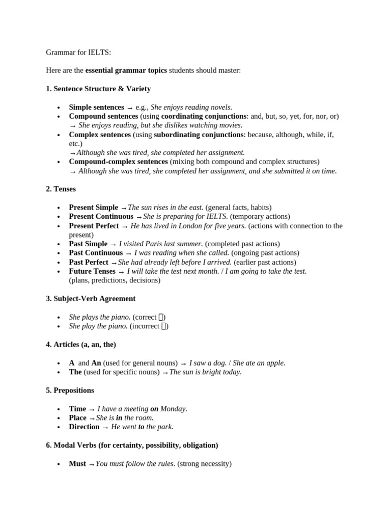 Essential Grammar and Punctuation for IELTS | PDF | Comma | Linguistics