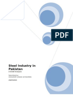 Analysis of Steel Industry in Pakistan