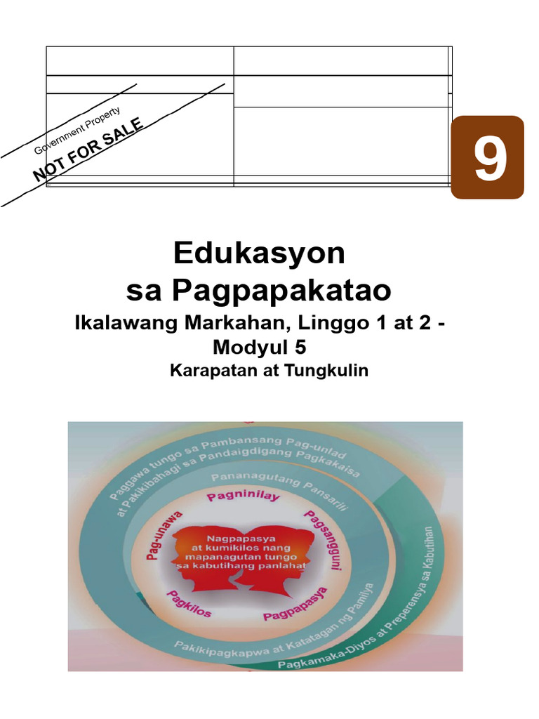 ESP9 Q2 Mod5 KarapatanatTungkulin Version2 | PDF