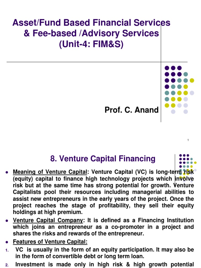 Venture Capital Financing Overview | PDF | Venture Capital | Corporate ...