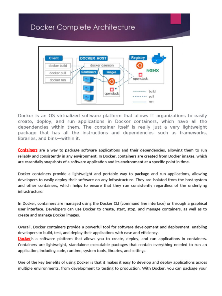 Introduction to Docker Containers | PDF | Cloud Computing | Software