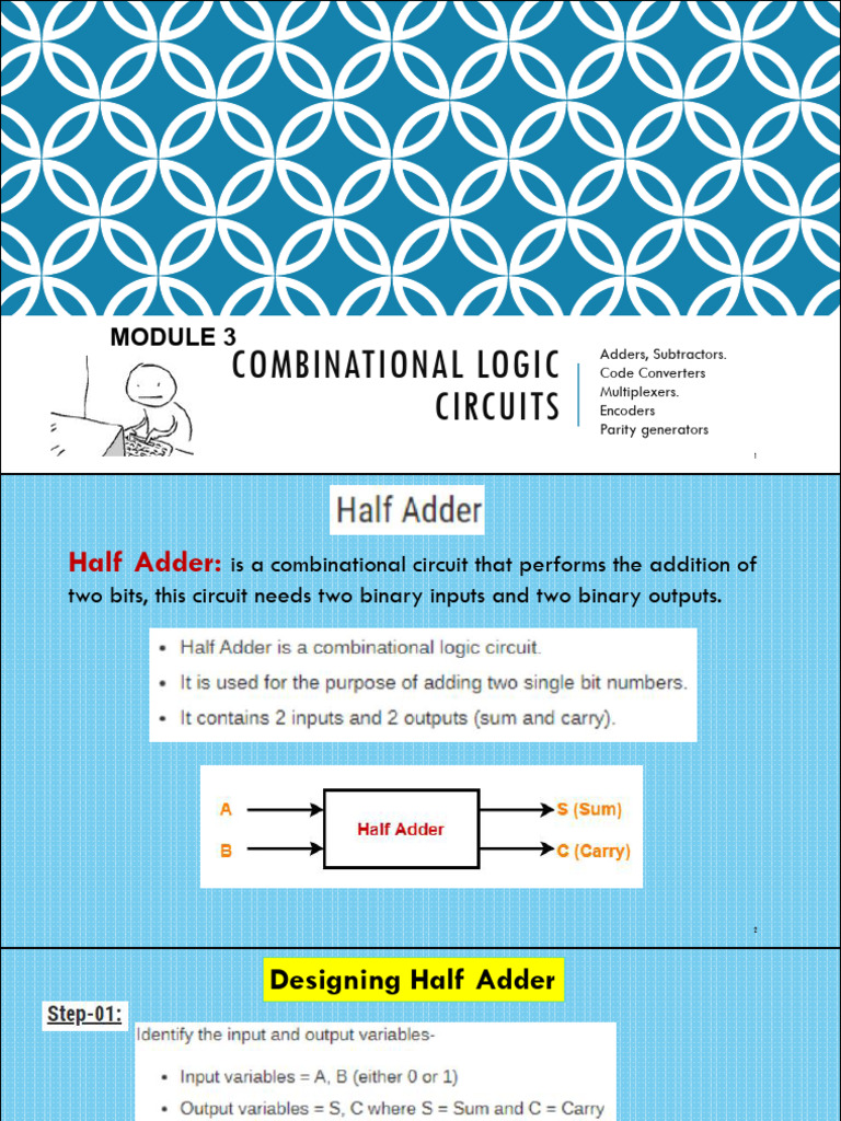 Combinational Logic Circuits Overview | PDF | Arithmetic | Computer ...