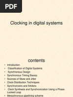 Clocking in Digital Systems