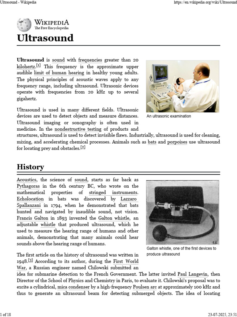 Overview of Ultrasound Technology | PDF | Ultrasound | Medical Imaging