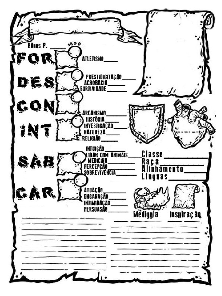 Ficha RPG | PDF
