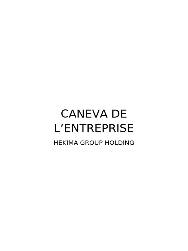 Hekima Group: Solutions en Outsourcing et Recrutement | PDF | Sous ...