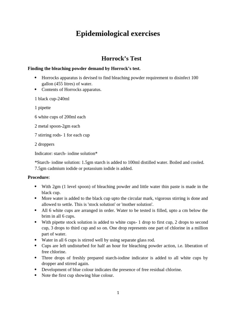 Horrocks Apparatus for Bleaching Powder Calculation | PDF | Sensitivity ...