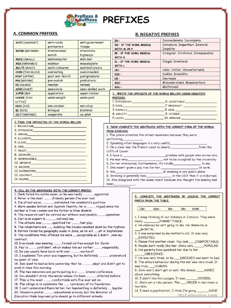 Prefixes | PDF