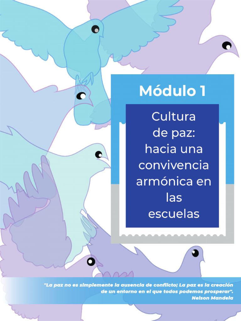 Cultura de paz en la convivencia escolar | PDF | Conflicto (proceso) | Paz