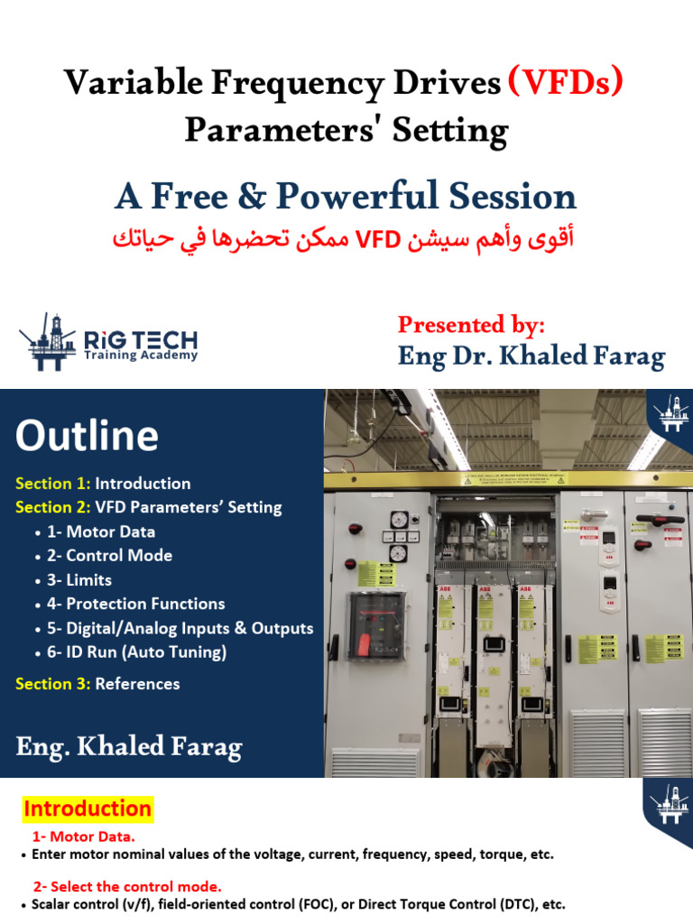 VFD Parameter Settings Explained | PDF | Electric Motor | Electrical ...