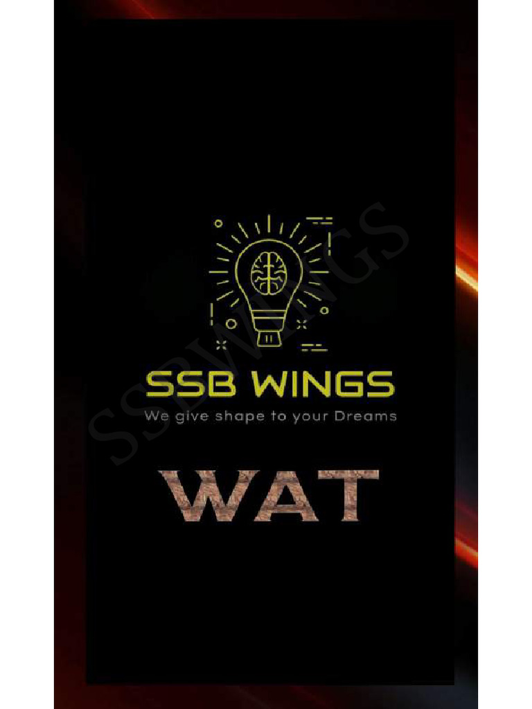 Wat Practice SSBWINGS | PDF