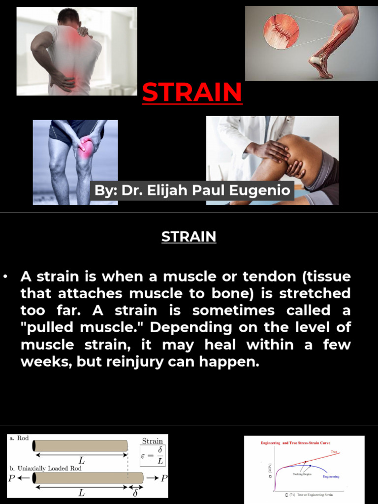STRAIN Definition Stress Strain Diagram | PDF | Deformation ...