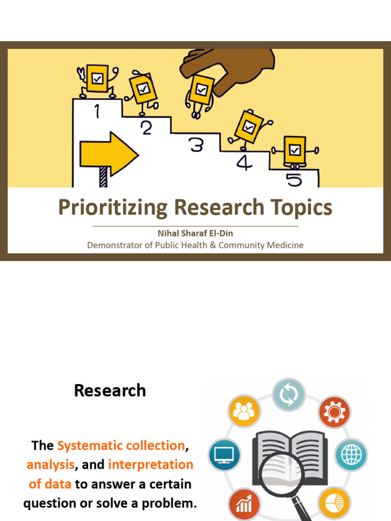 Priotizing Research Topics | PDF