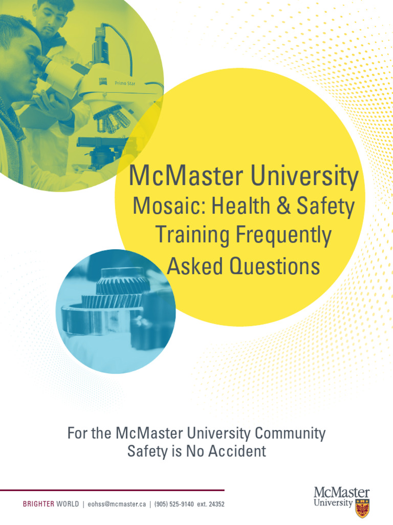 McMaster Health & Safety Training Guide | PDF | Virtual Private Network ...