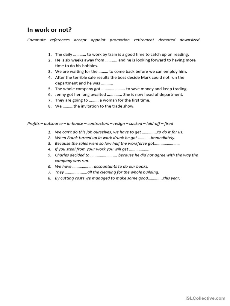 In Work or Not | PDF