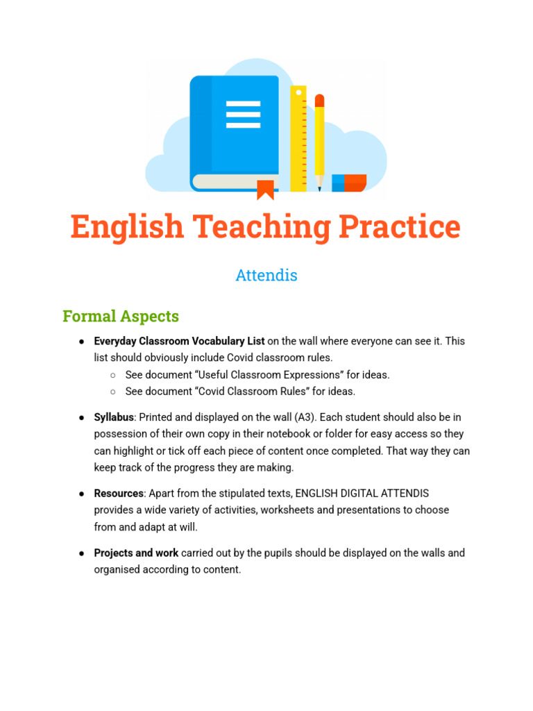 English Teaching Practice | PDF | English Language | Learning