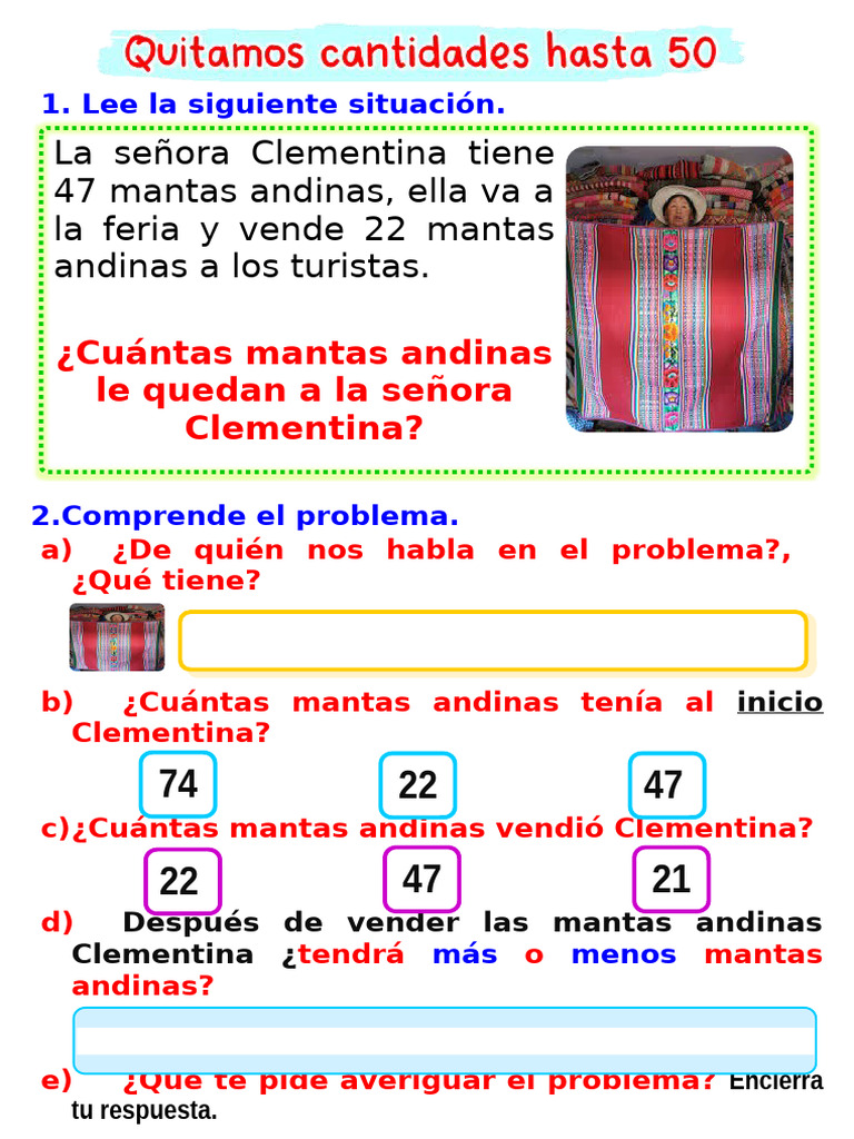 Problemas de matemáticas para tercer grado | PDF