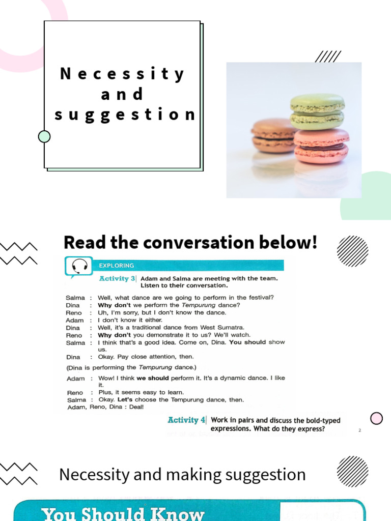 Necessity and Suggestion Overview | PDF | Computing | Software