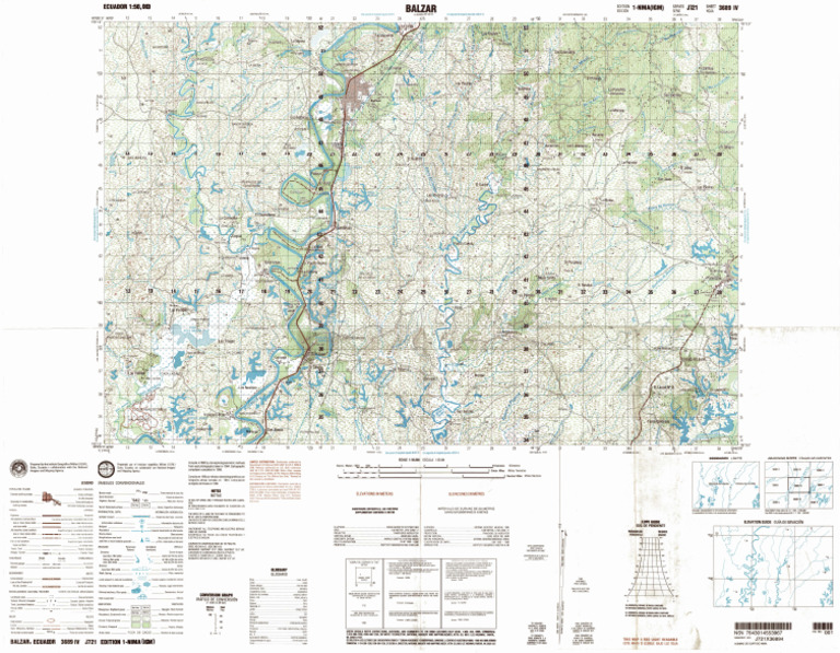 Balzar Sheet 3689 IV, 1-50,000 1994 (PDF) - PCL Map Collection - Balzar ...
