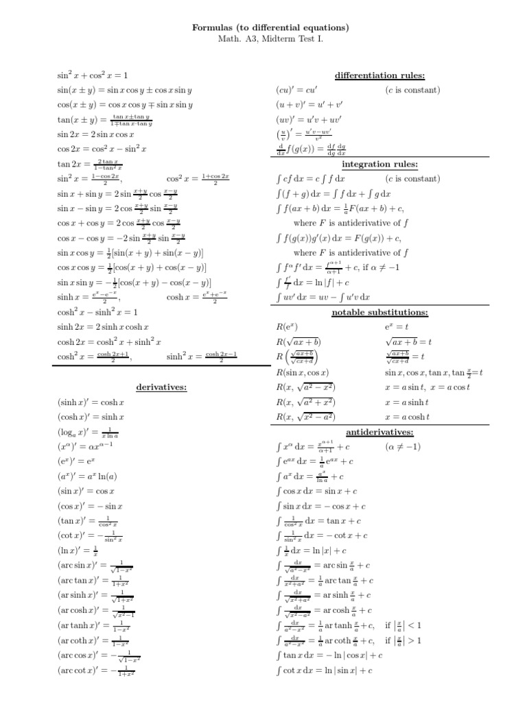 A 3 Formula | PDF
