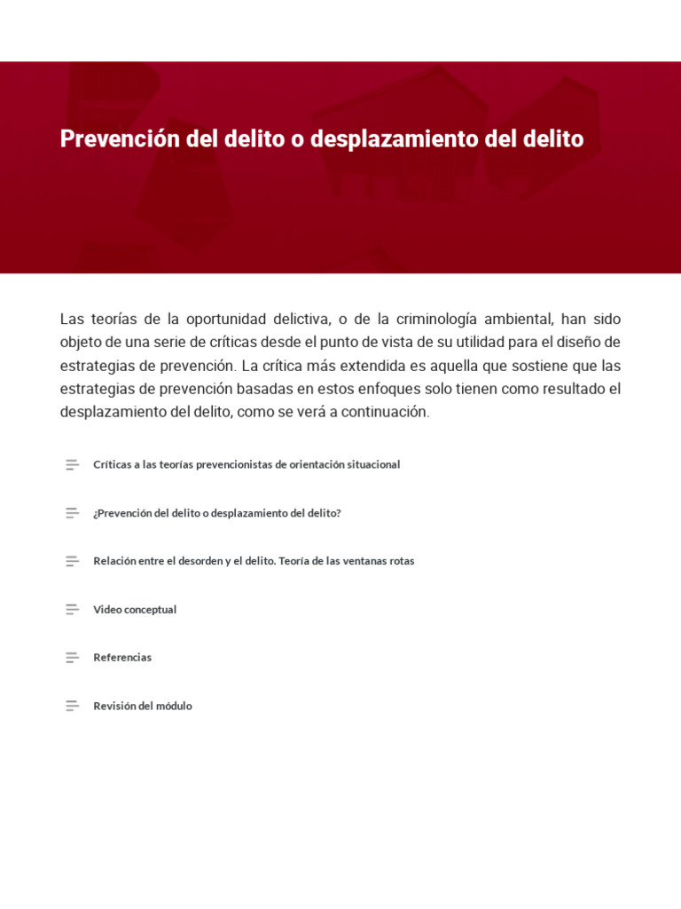 Críticas a la Prevención del Delito | PDF | Prevención del crimen ...