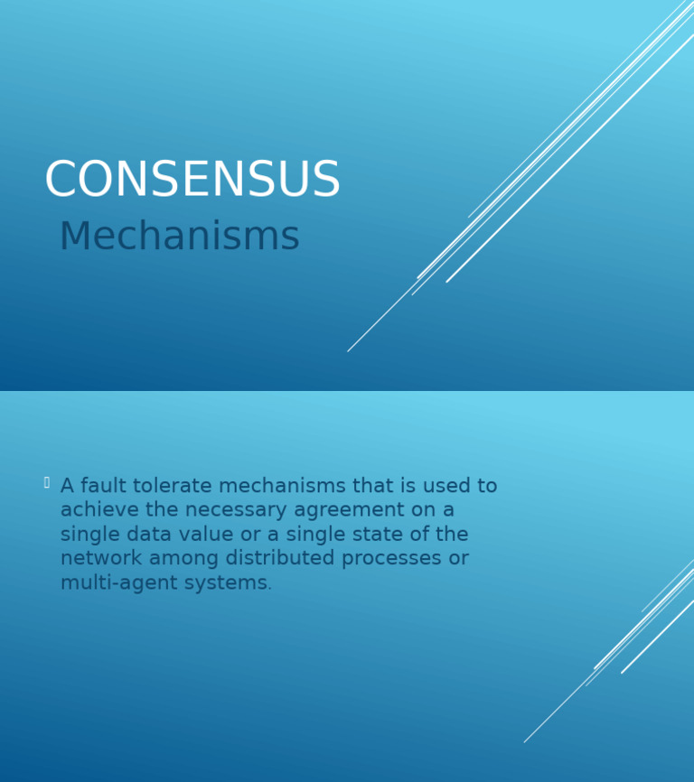 Fault Tolerant Consensus Mechanisms | PDF